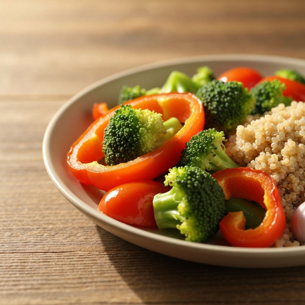 Healthy plant-based meal